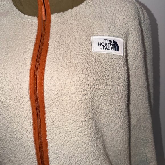 The North Face Men's Beige/Brown Full Zip Fleece Jacket Size XL - Picture 2 of 10